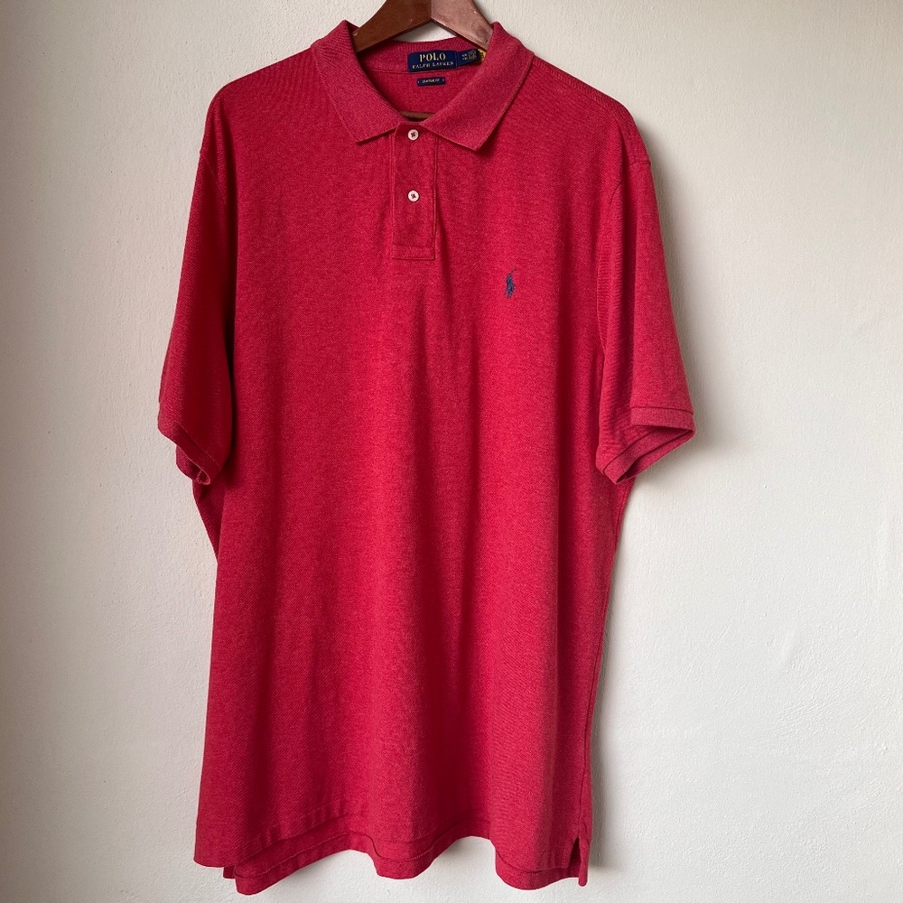 Polo Ralph Lauren Polo Shirt Mens 2XL  Pony Classic Fit Casual XXLColor Hot Pink